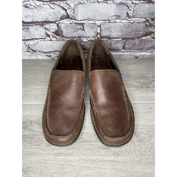 Born Handcrafted Brown Leather Casual Slip On Comfort Loafers Men Sz 11M US/45EU - Picture 2 of 16